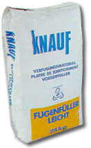 Шпаклевка "Фугенфюллер" для заделки стыков гипсокартонных листов (Fugenfuller)